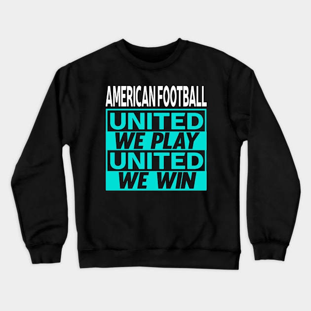 American Football Crewneck Sweatshirt by Shiva121